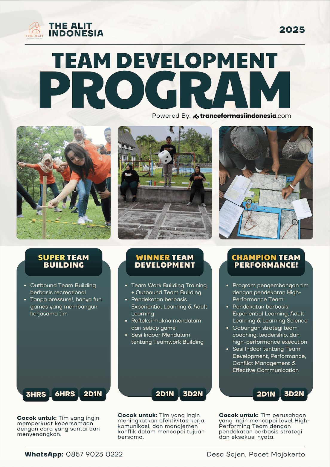 Paket Outbound Trawas Pacet Murah